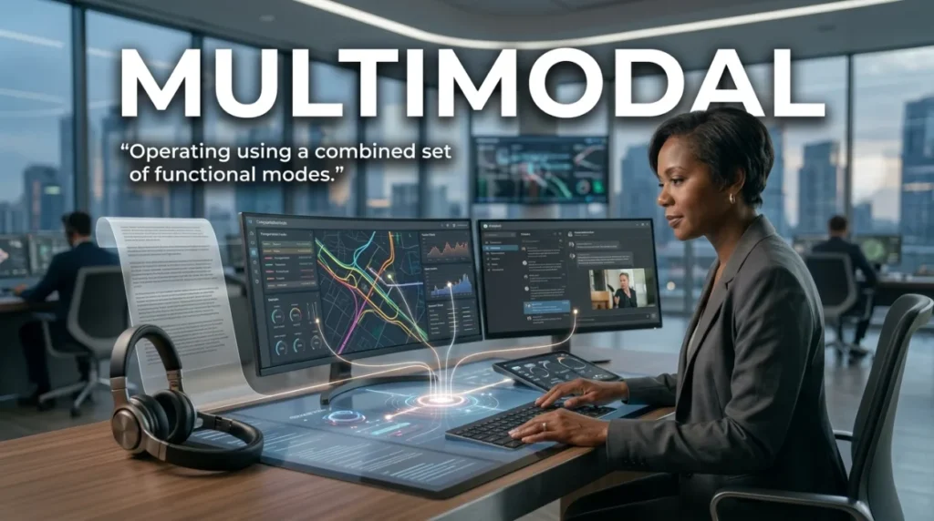 Operating using a combined set of functional modes.