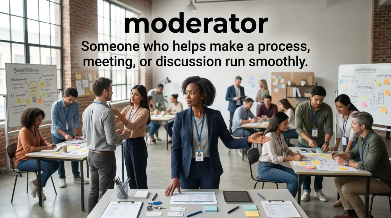 Someone who helps make a process, meeting, or discussion run smoothly.