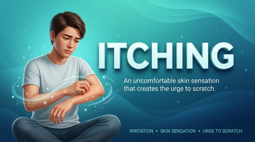 synonym for itching