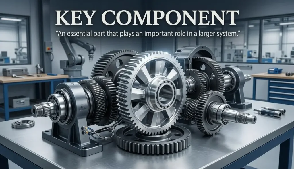 synonym for key component