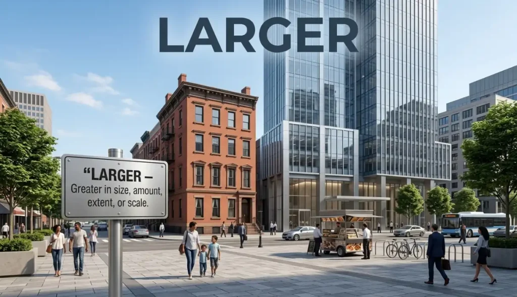 synonym for larger
