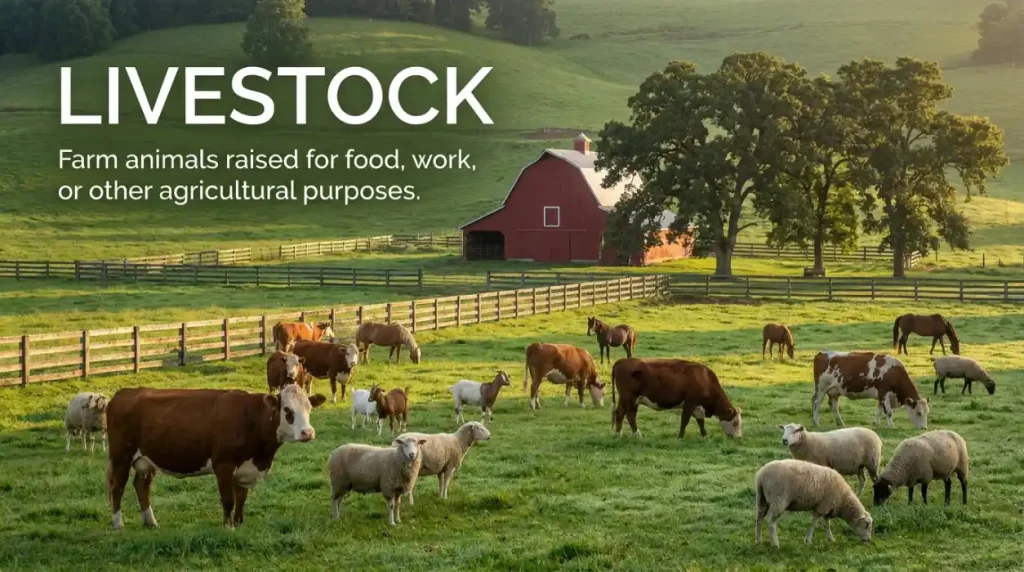 synonym for livestock