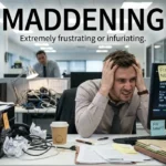 synonym for maddening