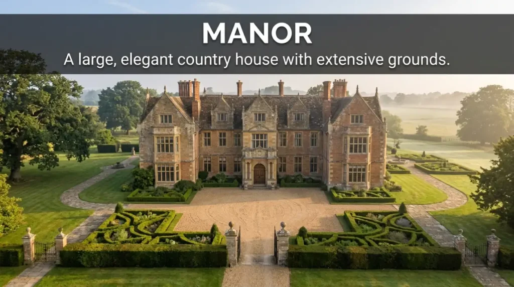 synonym for manor