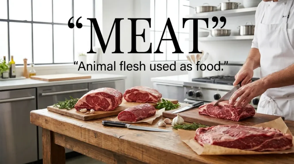 synonym for meat