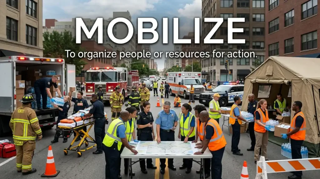 synonym for mobilize