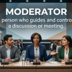 synonym for moderator
