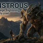 synonym for monstrous