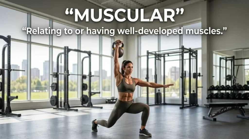 synonym for muscular