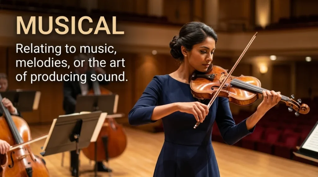 synonym for musical