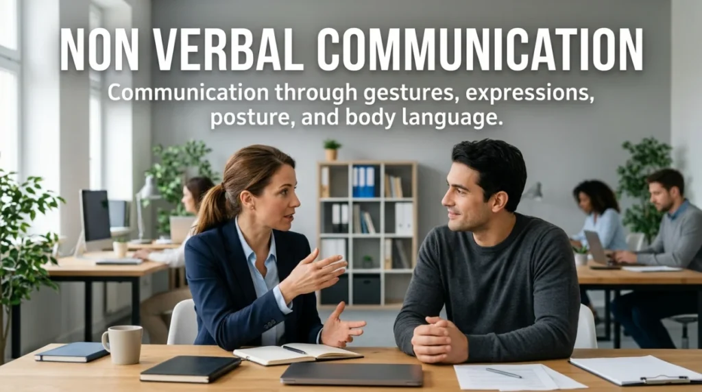synonym for non verbal communication