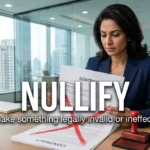 synonym for nullify