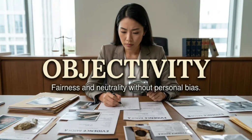 synonym for objectivity