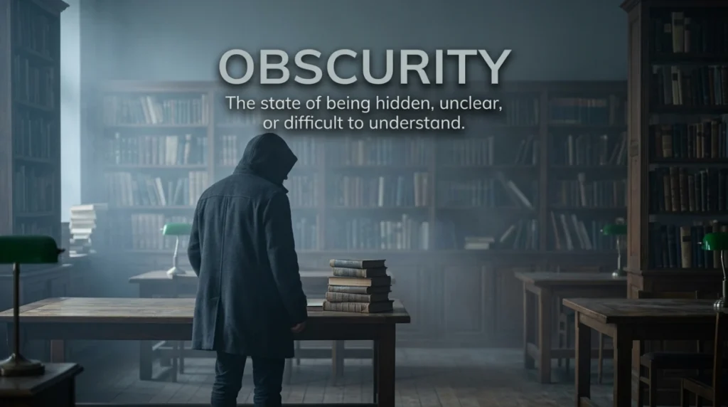 synonym for obscurity