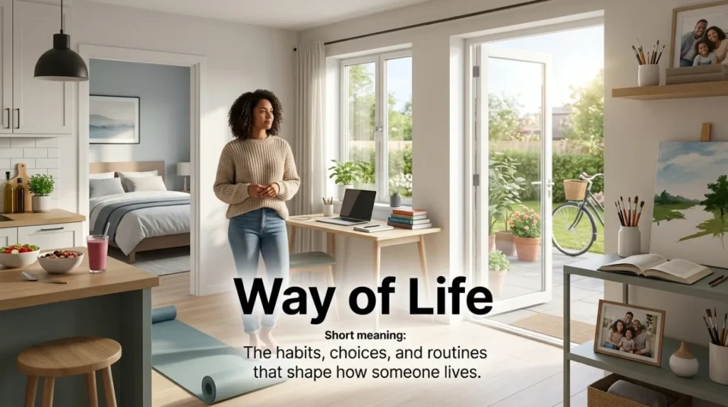 Synonym for Way of Life