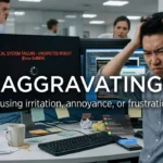 Synonyms for Aggravating