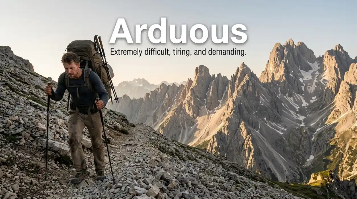 🌱Synonyms for Arduous: 60 Useful Words