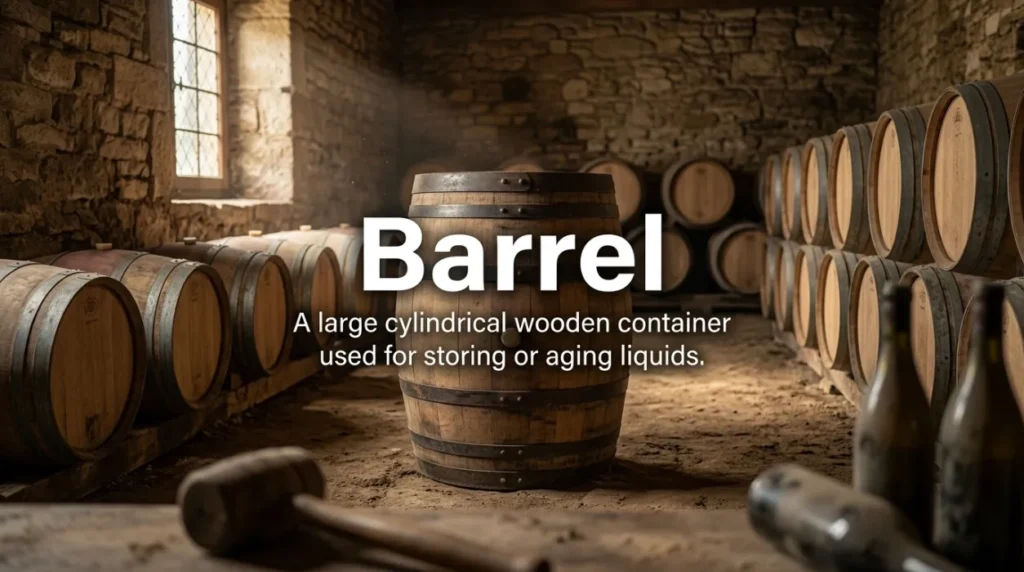 Synonyms for Barrel