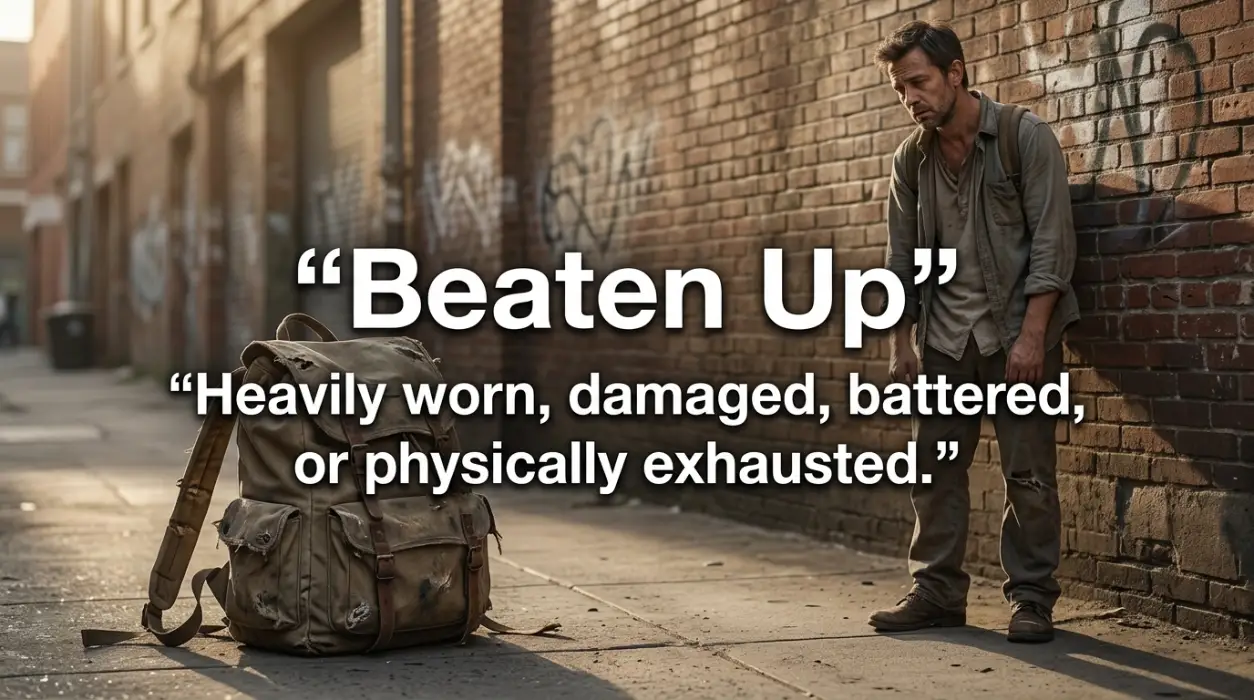 🥊Synonyms for Beaten Up: 60 Natural Alternatives