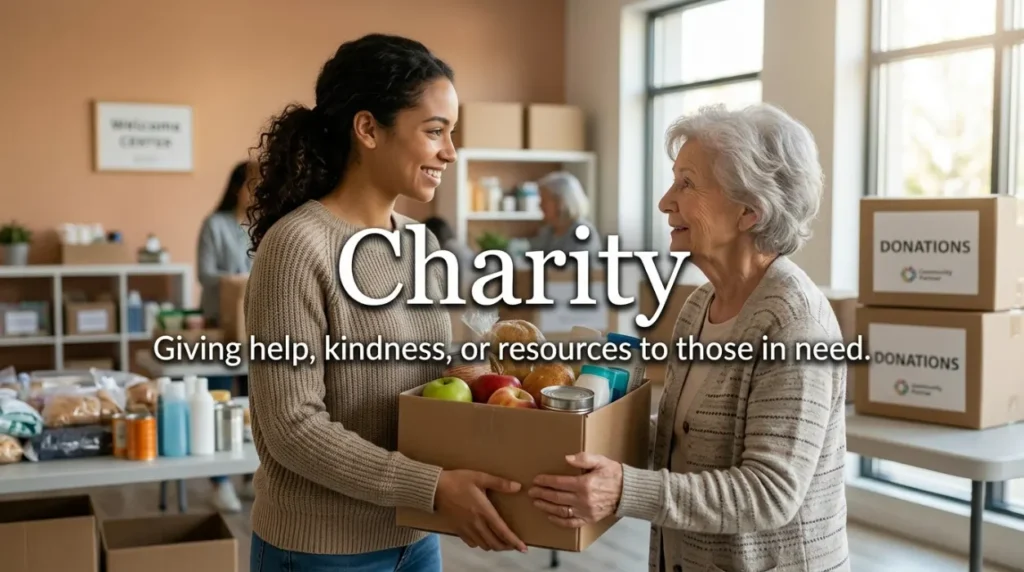 Synonyms for Charity