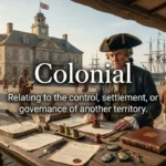 Synonyms for Colonial