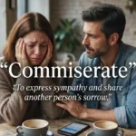 Synonyms for Commiserate