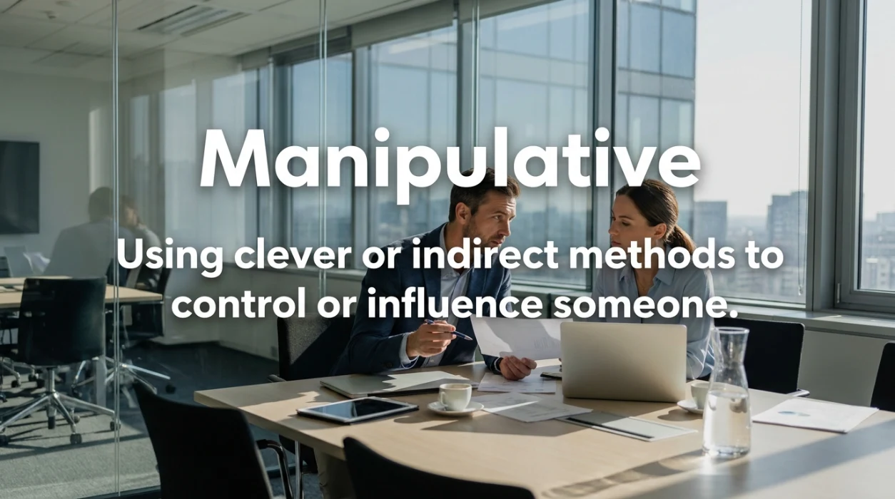 🎭Synonyms for Manipulative: 60 Useful Words to Learn