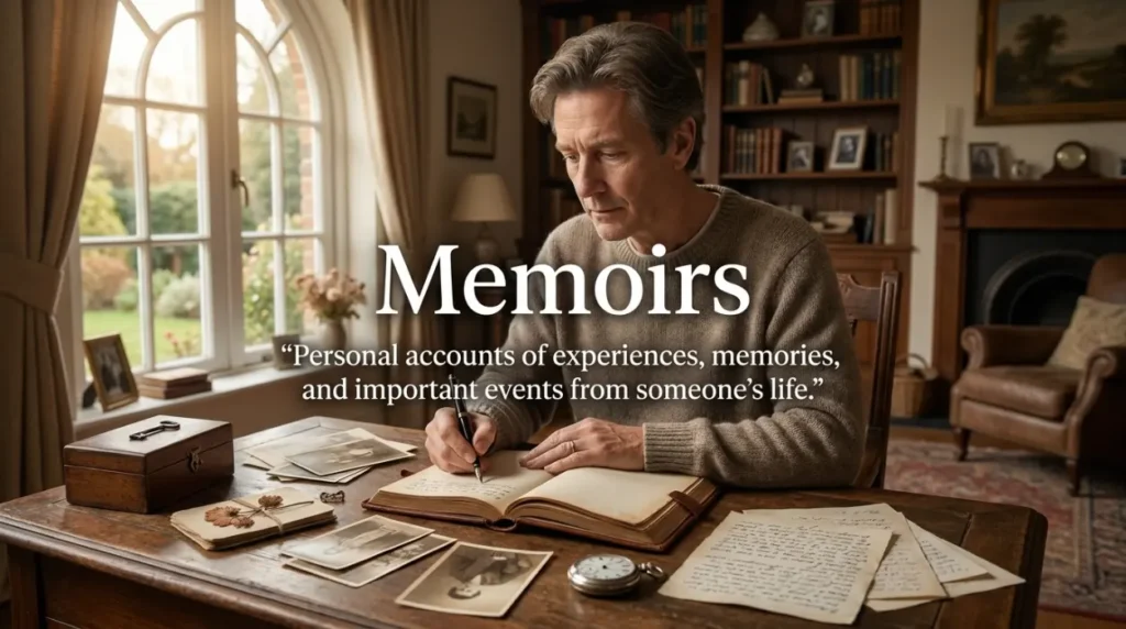 Synonyms for Memoirs