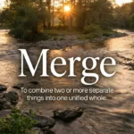 Synonyms for Merge