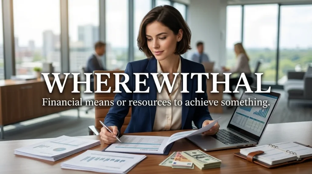 Synonyms for Wherewithal