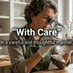 Synonyms for With Care