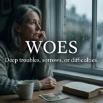 Synonyms for Woes