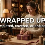 Synonyms for Wrapped Up