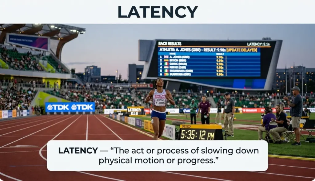 The act or process of slowing down physical motion or progress.