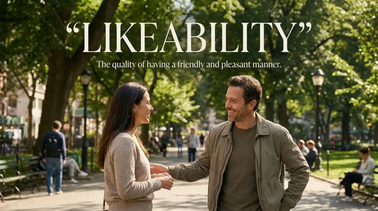 The quality of having a friendly and pleasant manner.
