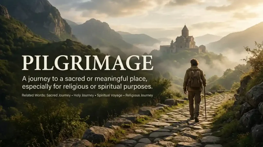 Synonym for Pilgrimage