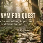 Synonym for Quest