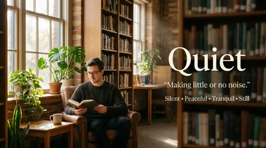 Synonym for Quiet