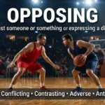 Synonyms for Opposing