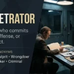 Synonyms for Perpetrator