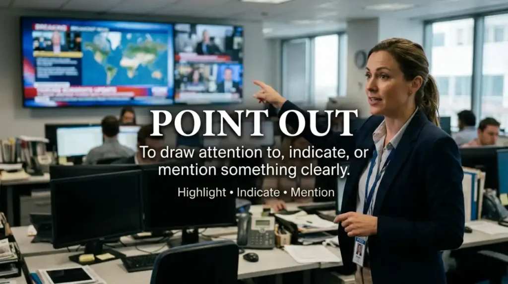 Synonyms for Point Out