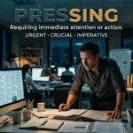 Synonyms for Pressing