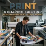 Synonym for Print