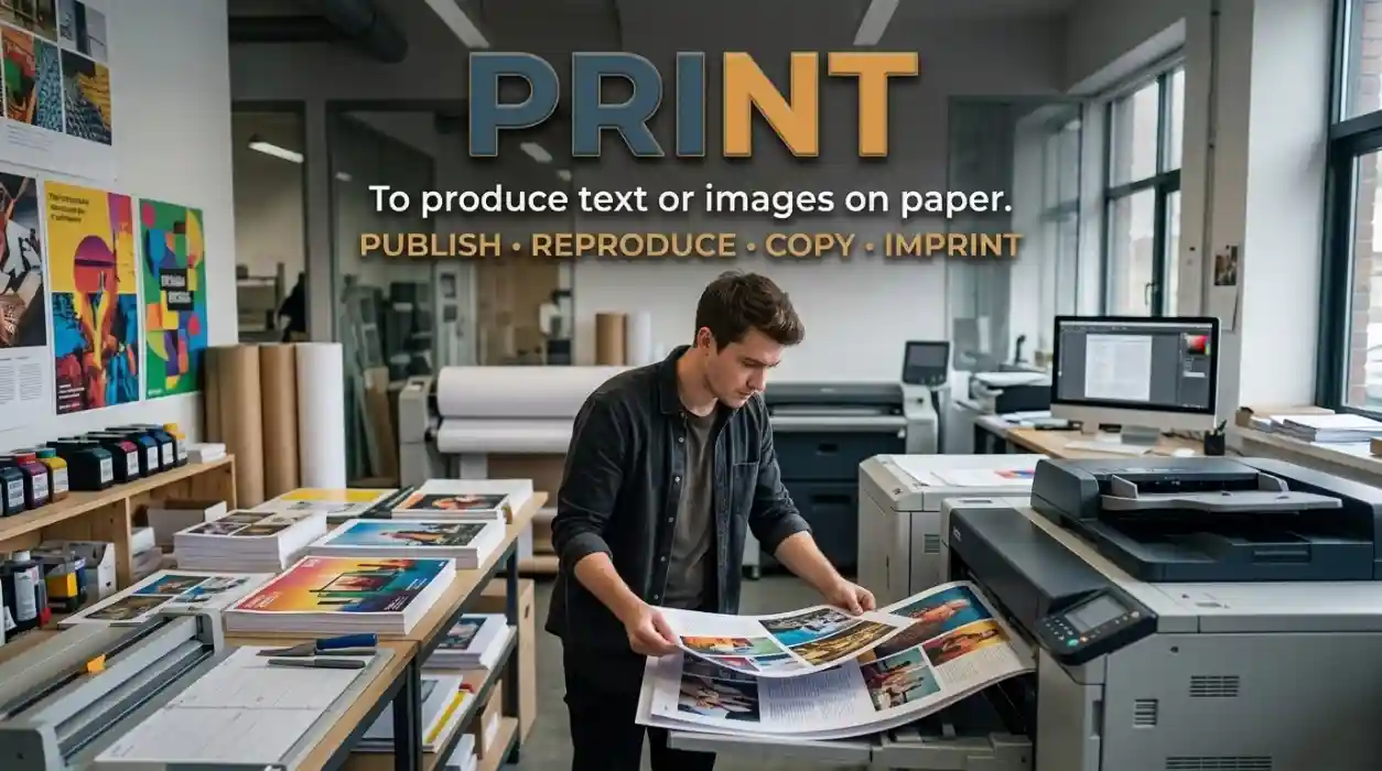Synonyms for Print: 50 Practical Words With Simple Examples