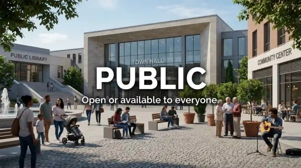 Synonyms for Public