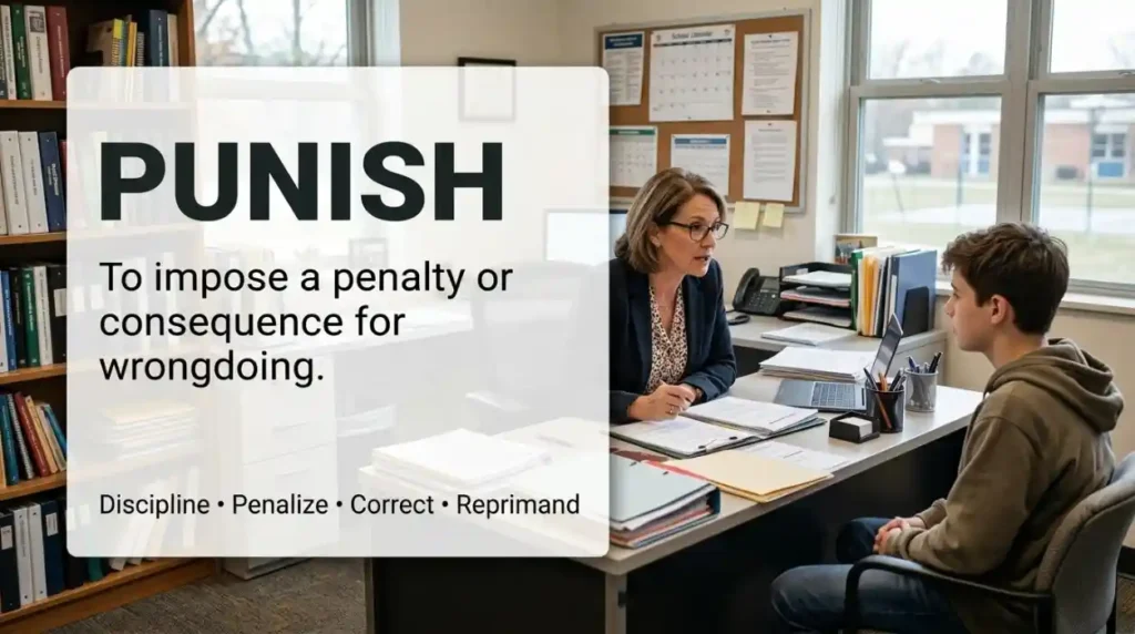 Synonyms for Punish