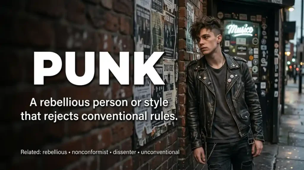 Synonyms for Punk
