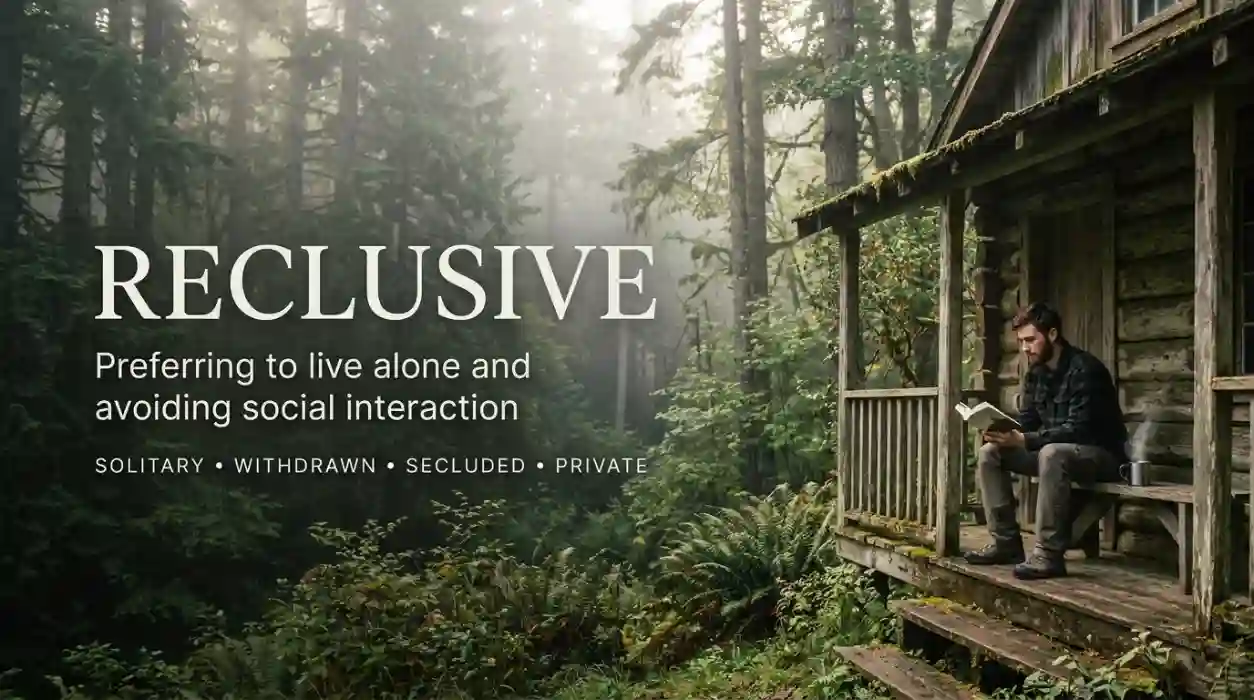 Synonyms for Reclusive: 50 Easy Words for English Learners