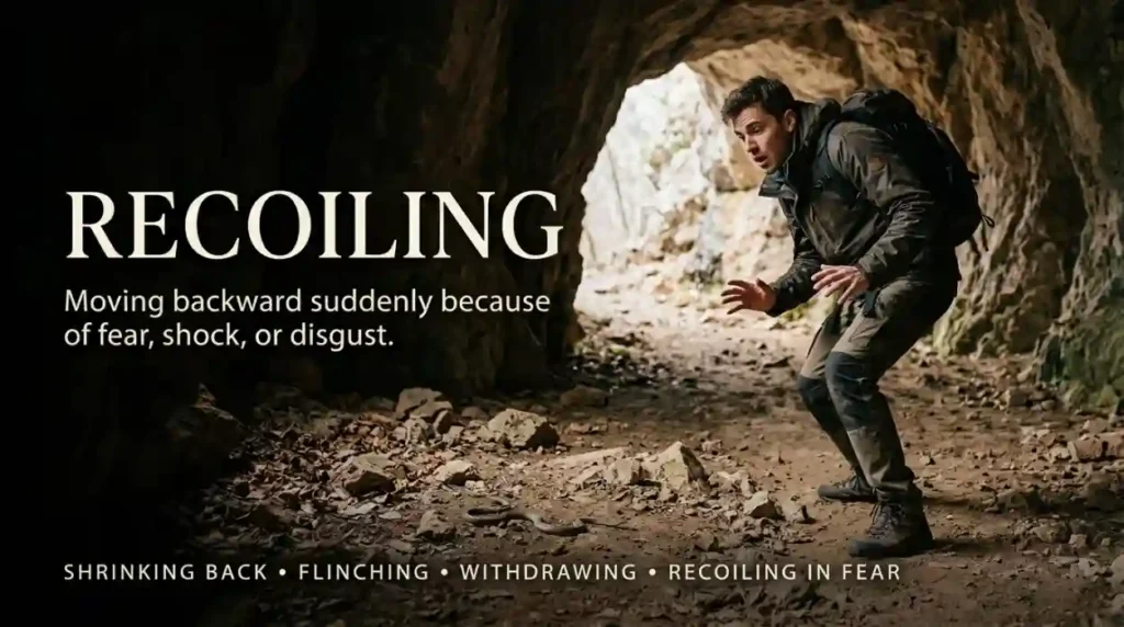 Synonyms for Recoiling