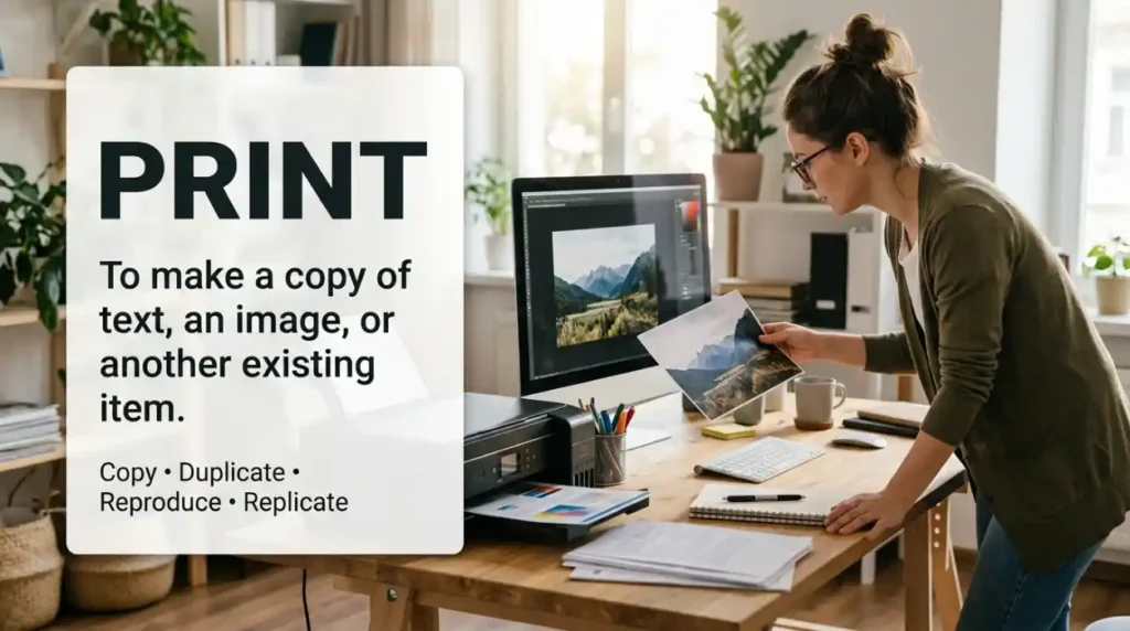 To make a copy of text, an image, or another existing item.